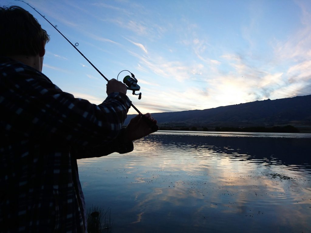 lure fishing for trout