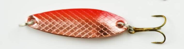 a red trout spoon