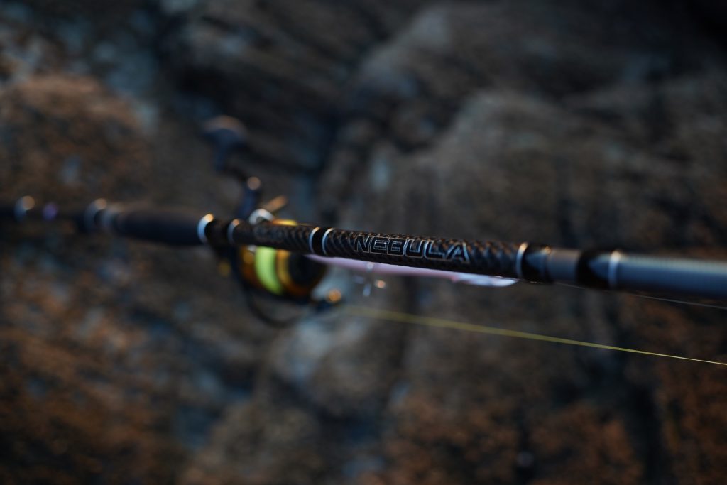 Nebular lure rod with Spinfisher reel